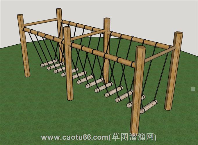 儿童攀爬架游乐su模型