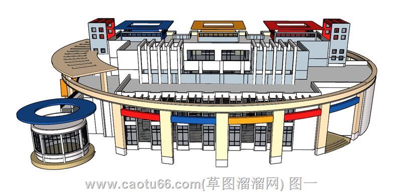 幼儿园教育建筑模型