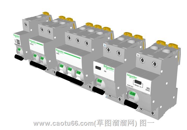 断路器漏电保护开关模型