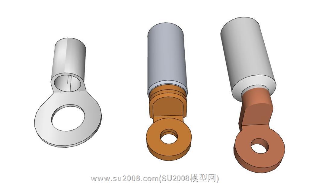 电缆末端连接线鼻子su模型 2