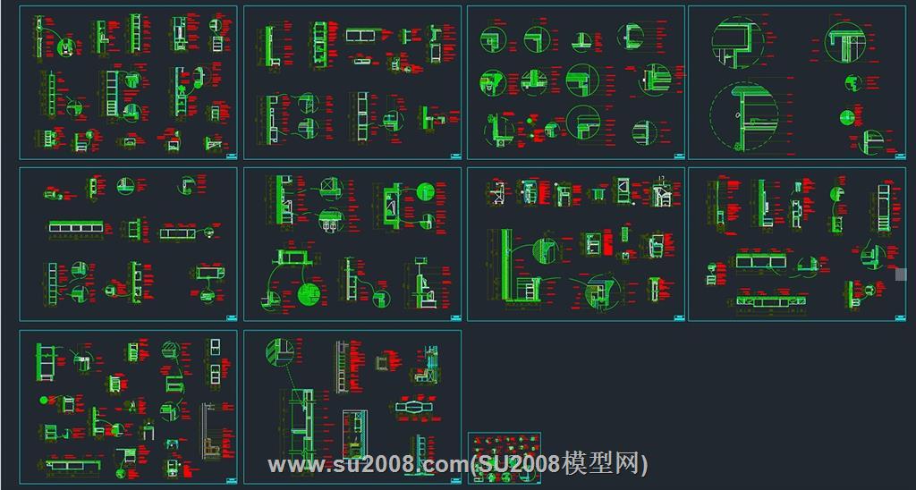 CAD室内+建筑+景观集合下载 2