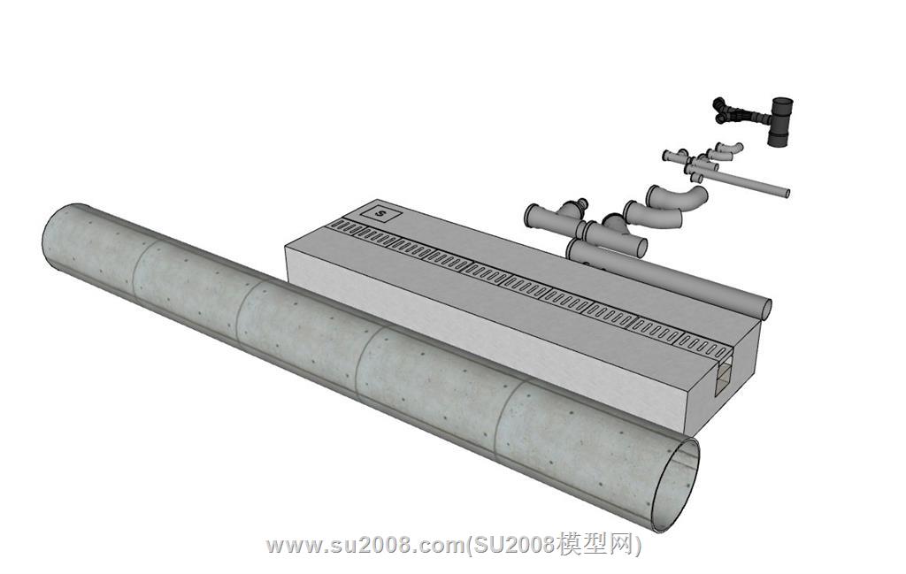 震撼登场！污水管SketchUp模型免费下载，助力工程设计 2