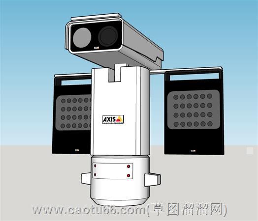 巡检摄像头su模型 2