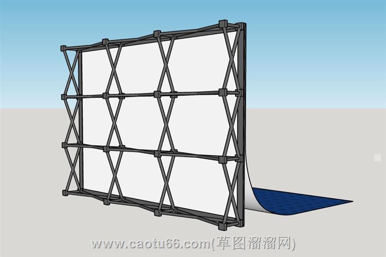 摄影桁架布景SU模型 2