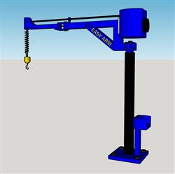 悬臂吊机su模型 免费sketchup模型下载