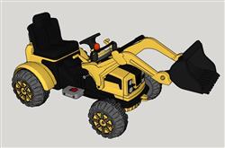 童车儿童玩具车推土车su模型