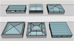 风井采光井通风井su模型 免费sketchup模型下载