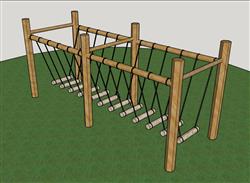 儿童攀爬架游乐su模型