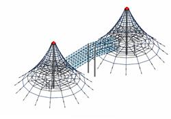 儿童攀爬网游乐设施模型