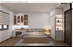 卧室房间的sketchup模型