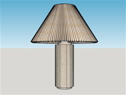 褶皱台灯模型
