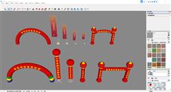 企业开业!Sketchup充气拱门设计展示