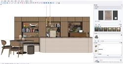 酒柜前台柜sketchup模型库