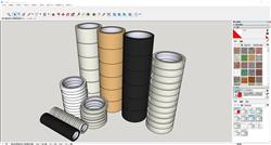透明胶双面胶草图模型