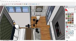 房间卧室sketchup模型库免费下载