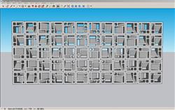 镂空砖景墙SU模型