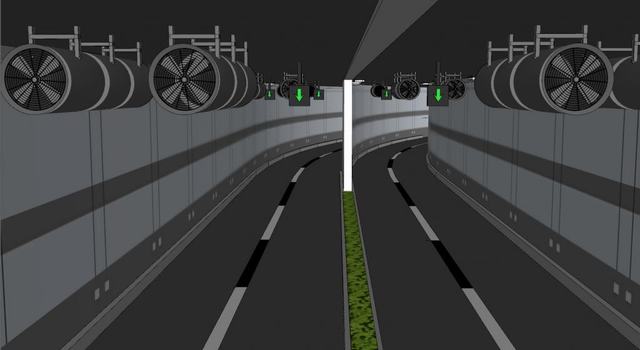 公路隧道风机的SU模型 1