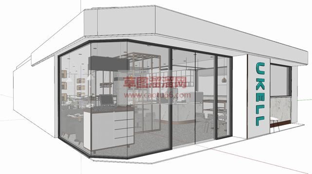 现代工业风格SU模型 1