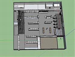 超市SU模型 免费sketchup模型下载