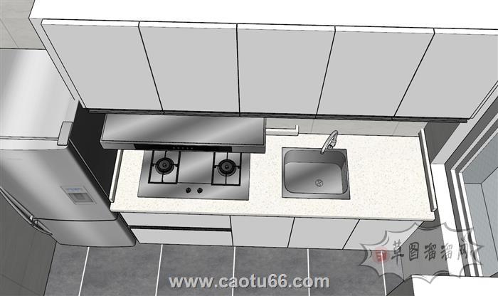 家装户型SU模型 4