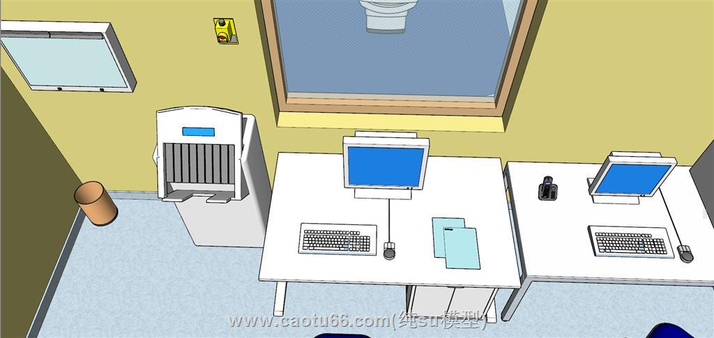 CT室医院医疗SU模型 3