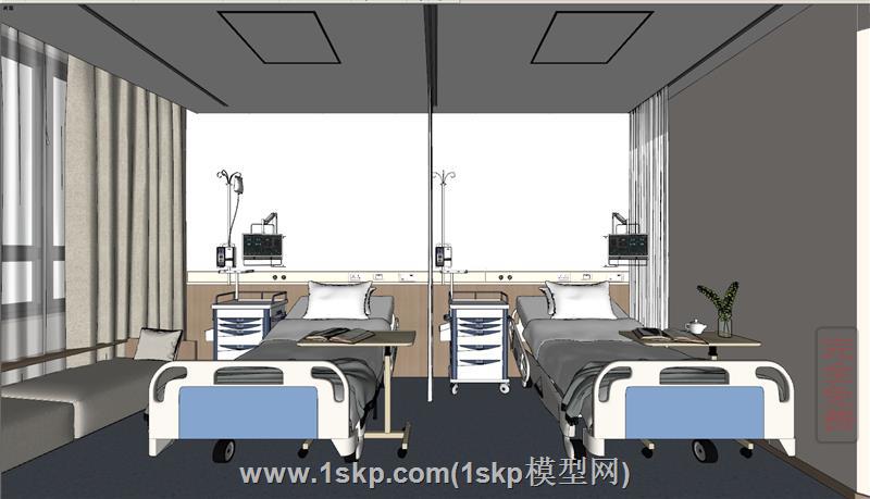医院病房柜病床柜 1