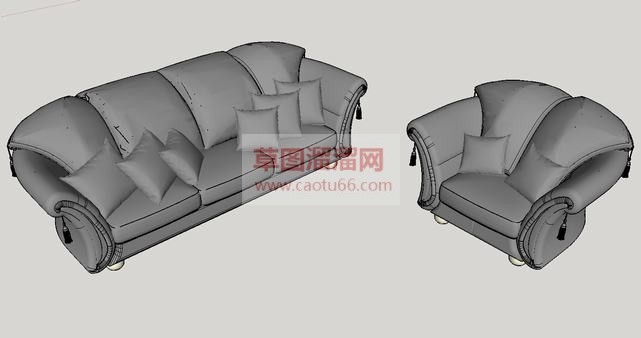 沙发家具SU模型 1