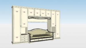 组合柜沙发家SU模型