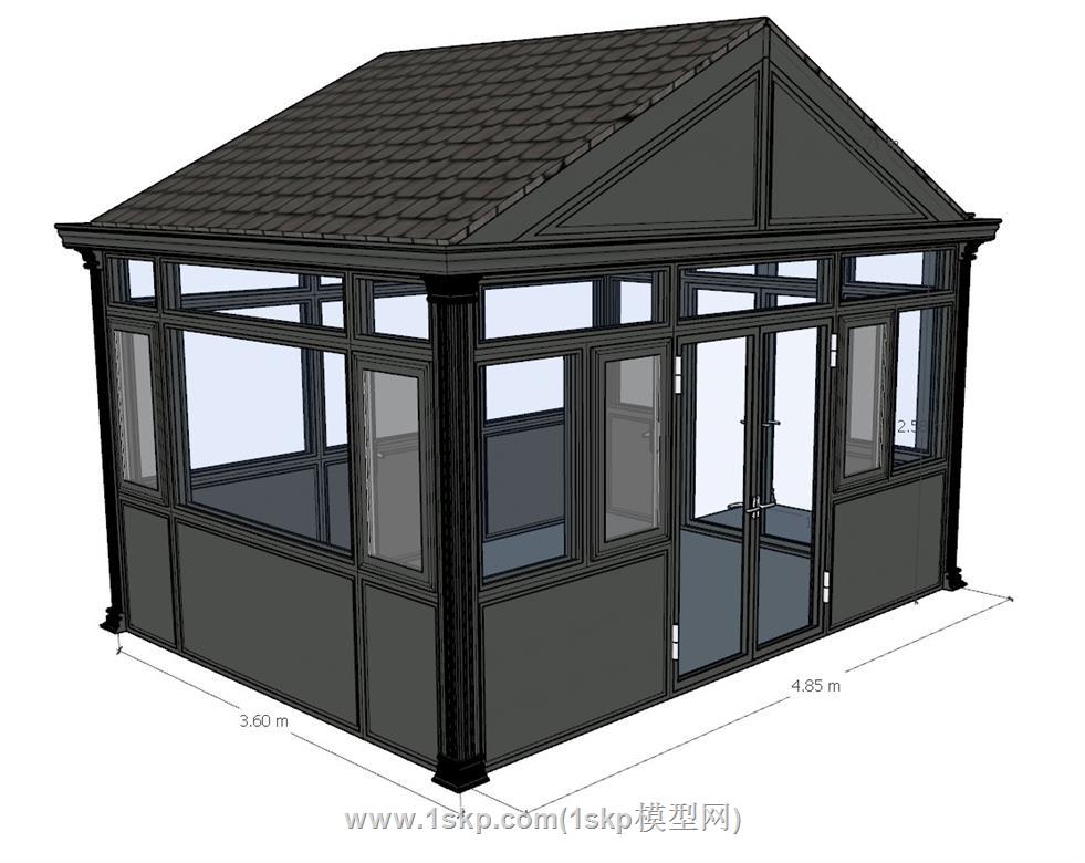 阳光房SU模型