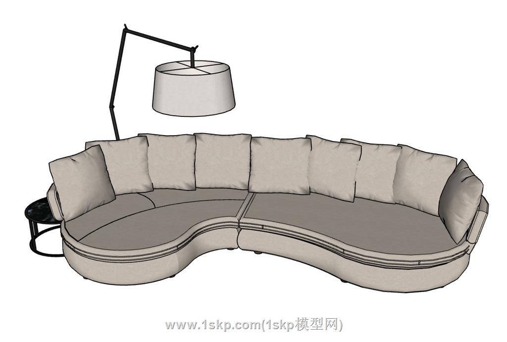 沙发SU模型 1