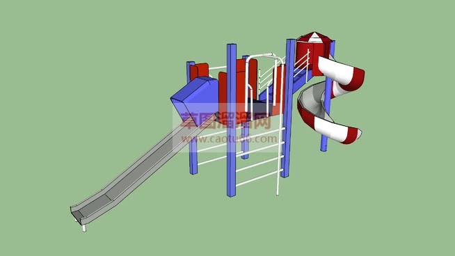 儿童游乐设施SU模型 1