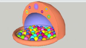 海洋球儿童游SU模型