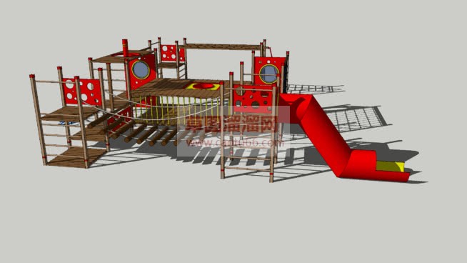儿童游乐设施SU模型 1