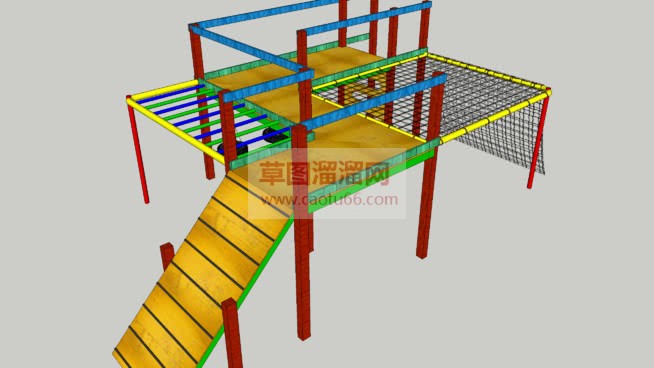 儿童游乐设施SU模型 1