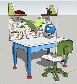 儿童  书桌  地球仪  汽车  摩托车