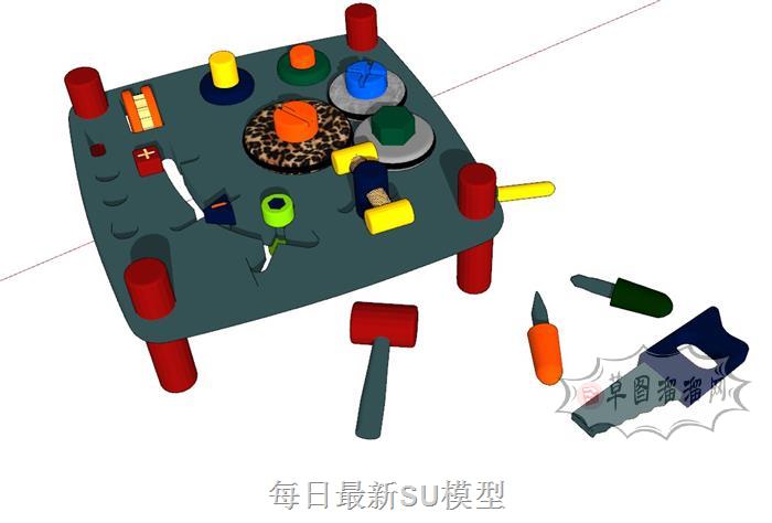 儿童玩具SU模型 1