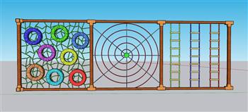 攀爬儿童游乐SU模型