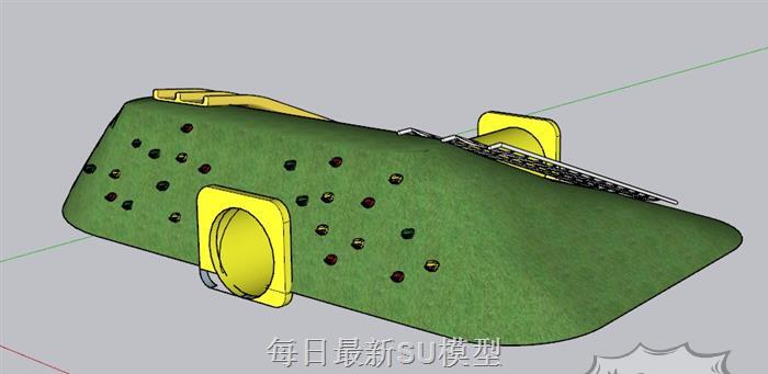 儿童攀爬游乐区SU模型 2