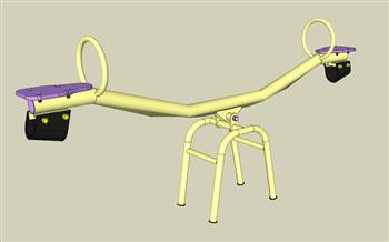 儿童跷跷板SU模型