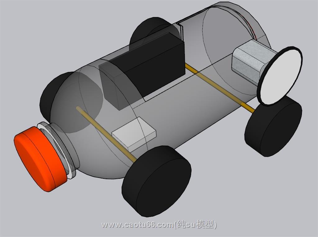 儿童创意水瓶SU模型 1