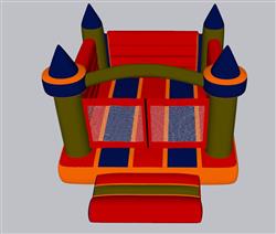 儿童充气城堡SU模型