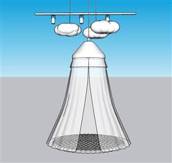 儿童幔帐帐篷SU模型