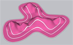 儿童区山坡SU模型 免费sketchup模型下载