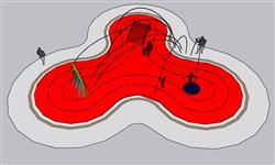 儿童游乐区SU模型