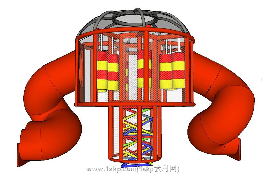 儿童游乐设施SU模型 1