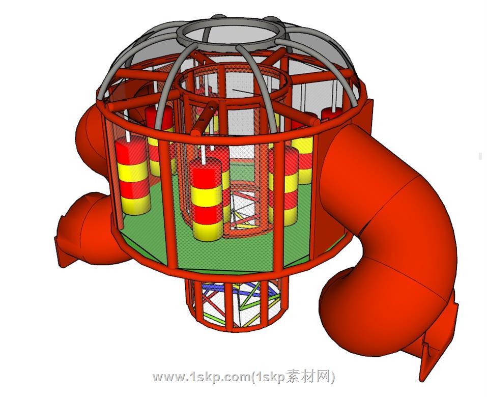 儿童游乐设施SU模型 2