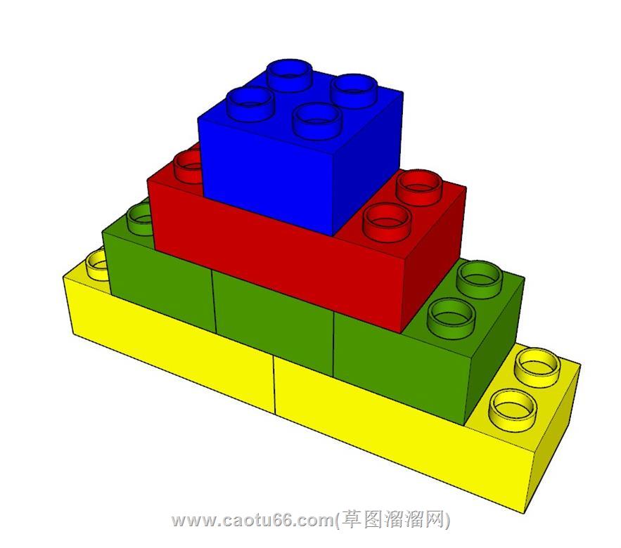 乐高积木玩具SU模型 1