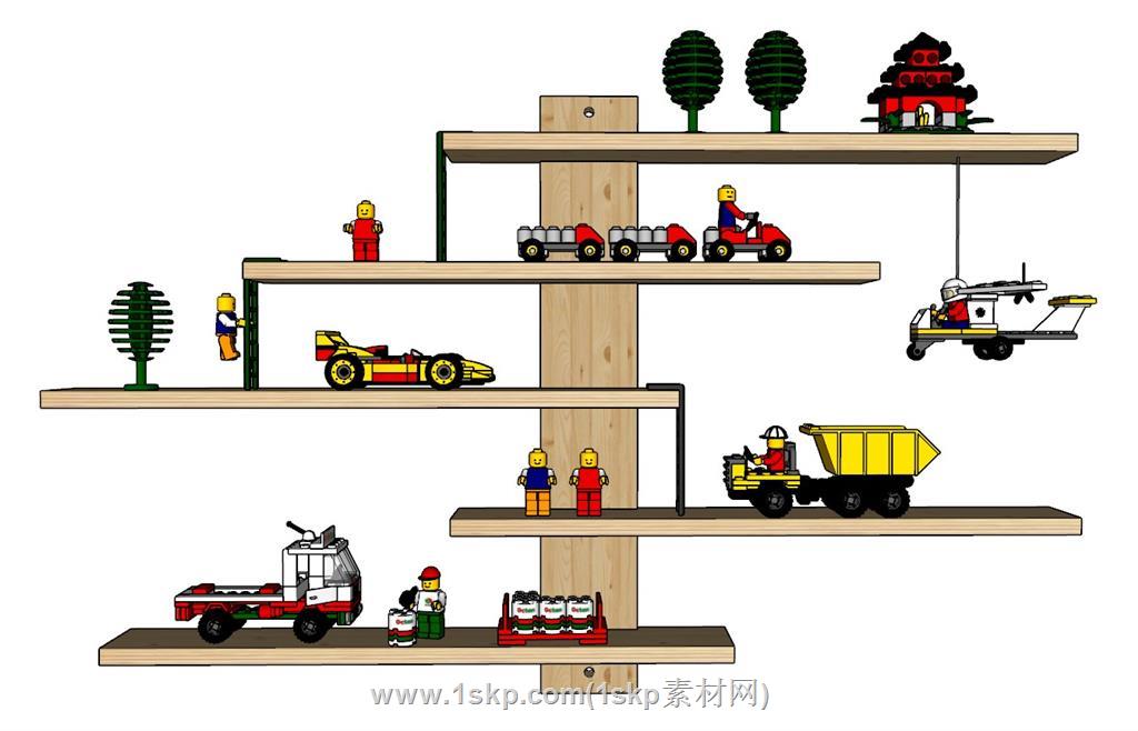 乐高玩具积木SU模型 1