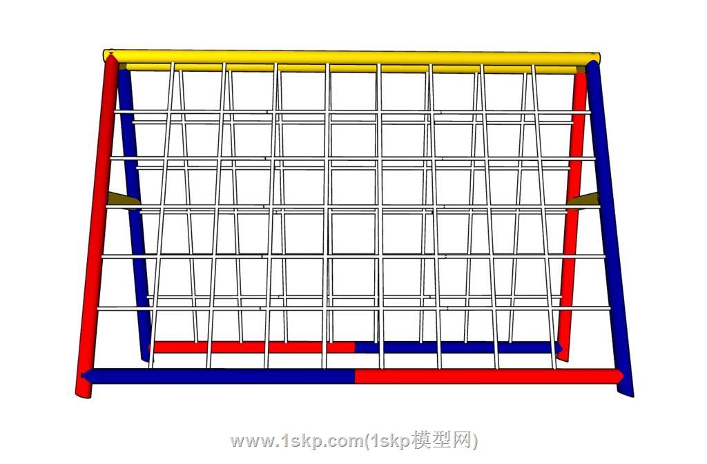 儿童攀爬网游乐SU模型 1