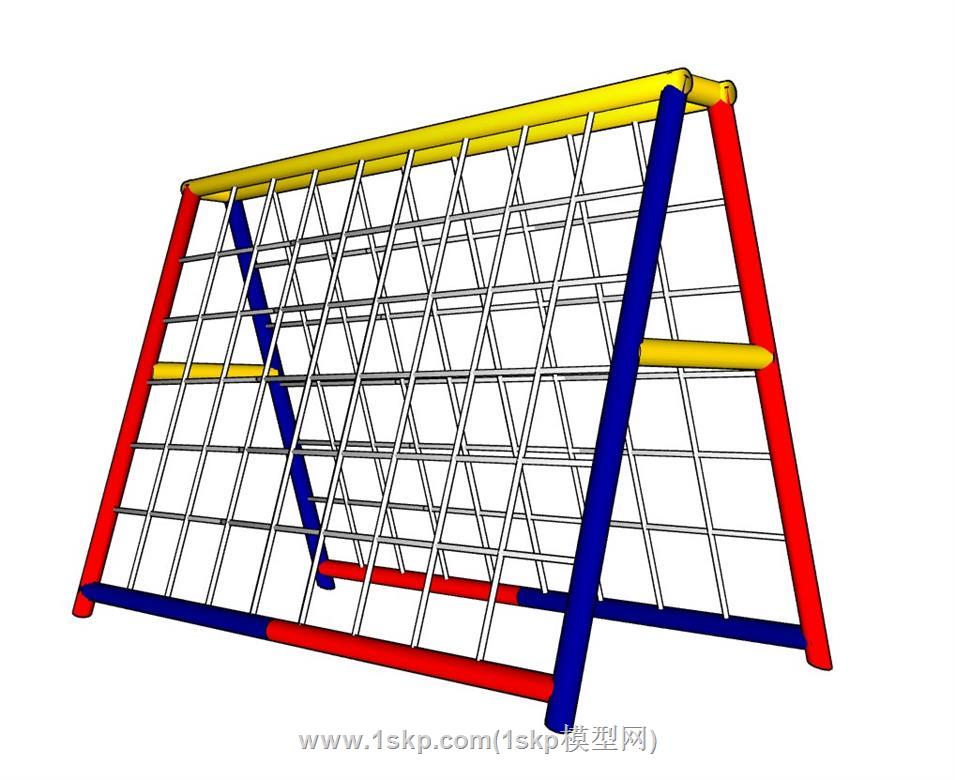 儿童攀爬网游乐SU模型 2